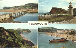 72316484 Teignmouth Teignbridge Strand Bruecke Leuchtturm Teignmouth Teignbridge - Sonstige & Ohne Zuordnung