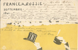 FRANCO RUSSIAN ALLIANCE - FRANCE RUSSIE SEPTEMBRE 1901 - H. FARNIER N° 6 - 1901 - Eventos