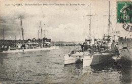 FRANCE - Lorient - Défense Mobile Et Division De Torpilleurs De L'escalade Du Nord - Animé - Carte Postale Ancienne - Lorient