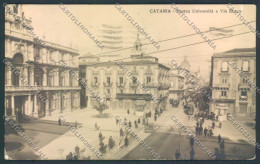 Catania Città Piazza Università Foto Cartolina ZB9052 - Catania