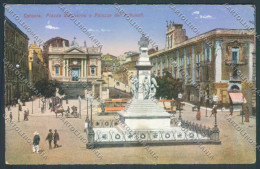 Catania Città Piazza Stesicorea Cartolina ZB8878 - Catania