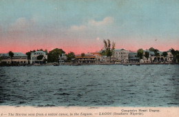 CPA - LAGOS - La Marina Vue Depuis Une Pirogue Indigène, Dans La Lagune - Edition H.Dupuy - Nigeria