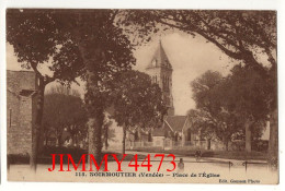 CPA - NOIRMOUTIER En 1928 (Vendée) - Place De L'Eglise - N° 115 - Edit. Gausson Photo - Noirmoutier