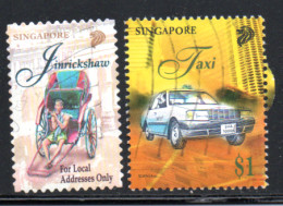 Singapour  (2 Timbres ) - OBLITERE - Singapour (1959-...)