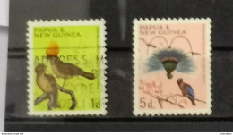 Papua New Guinea -  1964  Birds  - 2 Diff - USED. ( D) - Condition As Per Scan. ( OL 03/04/2020) - Papouasie-Nouvelle-Guinée