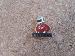 Pin's Casque Gerard Berger 1991 - Formule 1 - Autorennen - F1