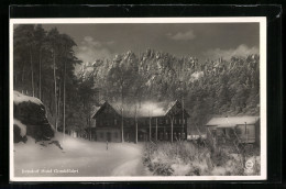 AK Jonsdorf, Hotel Gondelfahrt Im Winter  - Jonsdorf