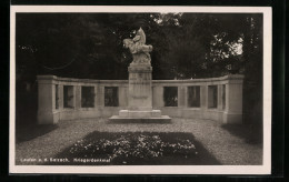 AK Laufen A. D. Salzach, Am Kriegerdenkmal  - Lauf