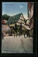 AK Miltenberg A. Main, Marktplatz Mit Passanten  - Miltenberg A. Main