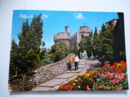 Cartolina Viaggiata "REPUBBLICA DI S. MARINO La Rocca" 1966 - San Marino