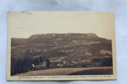Cpa 1941, Retournac, La Madeleine Et Ses Deux Grands Villages, La Bastide Et La Brousse, Haute Loire 43 - Retournac