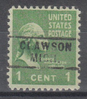 USA Precancel Vorausentwertungen Preo Locals Michigan, Clawson 729 - Precancels