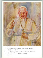 39183105 - Papst Johannes XXIII Sign. Peter Hirsch AK - Otros & Sin Clasificación