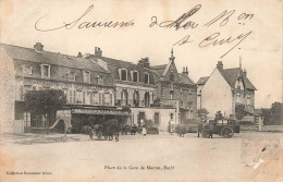 FRANCE - Vue Sur La Place De La Gare De Mantes - Embt - Animé - Voitures - Carte Postale Ancienne - Mantes La Ville