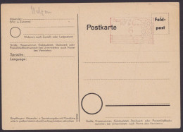 Uelzen: Feldpostkarte Mit Rotem Ra "6, Adlerkopf", Selten - Covers & Documents