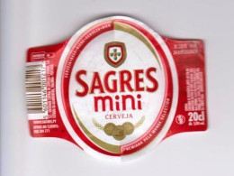 Etiquette De Bière " SAGRES Mini 20cl " Portugal (2363)_eb7 - Beer