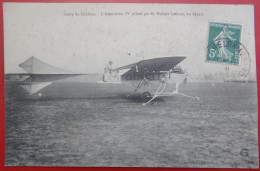 Cpa Camp De Chalons ANTOINETTE IV Hubert LATHAM Au Depart - ....-1914: Precursori