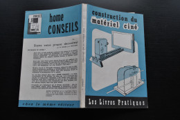 LAMBERT CONSTRUCTION DU MATERIEL CINEMA 8 Mm 9,5 Mm ET 16 Mm COLLECTION LES LIVRES PRATIQUES 1959 Travelling Titreuse - Knutselen / Techniek