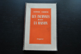 GEORGES SIMENON LES INCONNUS DANS LA MAISON ESPES Sd - VENTE RESERVEE A LA BELGIQUE - PAPIER DE GUERRE - Simenon