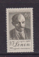 CZECHOSLOVAKIA  - 1960 Lenin 60h Never Hinged Mint - Neufs