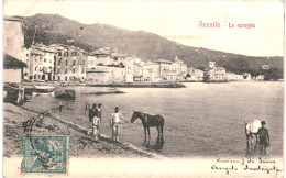 CPA Carte Postale Italie Rapallo La Spiaggia  1903 VM79970ok - Genova (Genoa)