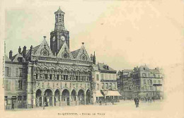 02 - Saint Quentin - Hotel De Ville - Animée - Précurseur - Carte Neuve - CPA - Voir Scans Recto-Verso - Saint Quentin