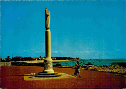17 - Fouras - Vers La Fumée La Statue De La Vierge - Carte Dentelée - CPSM Grand Format - Voir Scans Recto-Verso - Fouras-les-Bains
