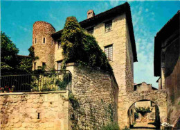 01 - Pérouges - La Porte D'En-Bas - La Tour Sur Les Remparts - Cité Médiévale - Vieilles Pierres - CPM - Voir Scans Rect - Pérouges