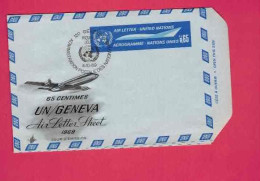 FDC - Aérogramme à 0,65 Fs - Briefe U. Dokumente