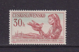 CZECHOSLOVAKIA  - 1960 Red Cross 30h Never Hinged Mint - Unused Stamps