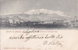 RICORDO DI ACIREALE           ACIREALE CON VISTA DELL'  ETNA        PRECURSEUR - Acireale