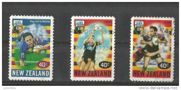 New Zealand - 1999 - Rugby - 3 Different - USED. ( D ). ( Condition As Per Scan ) ( OL 07/04/2013 ) - Gebruikt