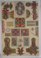 Planche Couleur Vers 1868 Decoration CELTIC N° 3 - Autres & Non Classés