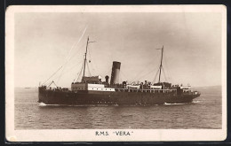 AK Passagierschiff RMS Vera In Fahrt  - Paquebots