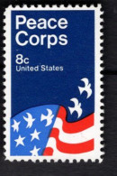 204522504 1972 SCOTT 1447 (XX) POSTFRIS MINT NEVER HINGED  - PEACE CORPS FLAG - Nuovi