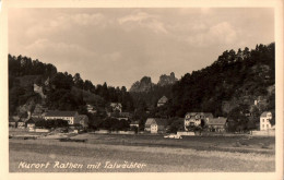 H1616 - Rathen Sächsische Schweiz Talwächter - Verlag Hans Pritzel Handabzug - Rathen