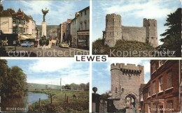 72296613 Lewes East Sussex Schloss High Street River Ouse The Barrican  - Autres & Non Classés