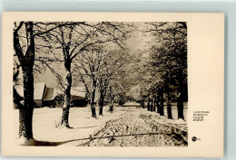 39353005 - Landstrasse Bei Araischi Winter Schnee Allee - Fotografia