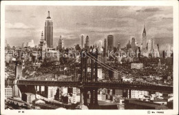 72295590 New_York_City Mid New York Skyline And Manhattan Bridge East River - Andere & Zonder Classificatie