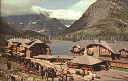 72295578 Glacier_National_Park_US Many Glacier Hotel Lake - Autres & Non Classés