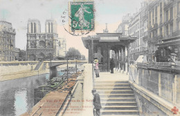 CPA. [75] > TOUT PARIS > N° 83 - Vue Du Petit Bras De La Seine. Station Ch. De Fer D'Orléans - (VIe Arrt.) - 1907 - TBE - Paris (06)