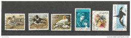 Iceland   - 6 Different - USED.  - (Birds Christmas )( D ).  ( Condition As Per Scan ) ( OL 07/04/2013 ) - Other & Unclassified