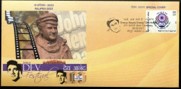 India 2023 Dev Anand Film Actor Cinema Rajpex Special Cover # 18398 - Cinéma