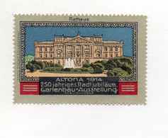 Y7519/ Reklamemarke Hamburg Altona Gartenbau-Ausstellung 1914 - Altona