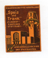 Y7267/ Reklamemarke Stuttgart Nahrungsmittel-Ausstellung 1926 Speis Und Trank - Stuttgart