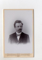 Y5349/ CDV Foto Mann Mit Schnurrbart  Foto Ed. Von Spoenla , Cöthen Ca.1895 - Autres & Non Classés