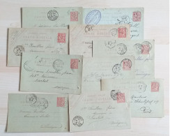 (10) LOT ENTIERS MOUCHON - Cartoline Postali Ristampe (ante 1955)