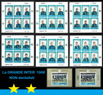 ● AJMAN 1968 ● Calcio ● Mazzola Suarez Corso Domenghini Burgnich Facchetti ● GRANDE INTER ● Varietà ️️️ND ● Soccer ️️️● - Ajman