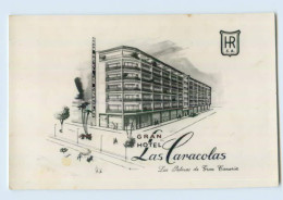 F452/ Las Palmas De Gran Canaria  Gran Hotel Las Caracola Spanien AK Ca.1955 - Autres & Non Classés