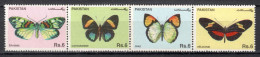 Pakistan 1995 / Butterflies MNH Mariposas Papillons Schmetterlinge / Cu21964  41-15 - Butterflies